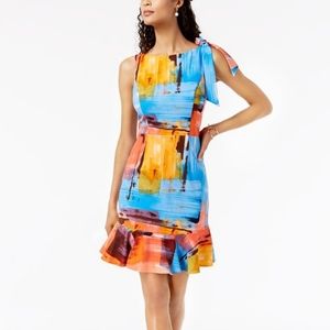 Donna Ricco Colorful, Fun Size 8 Dress- NWT